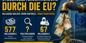 Illustration zu EU-Fördermitteln, Kontrolle, Transparenz und möglicher Fehlverwendung